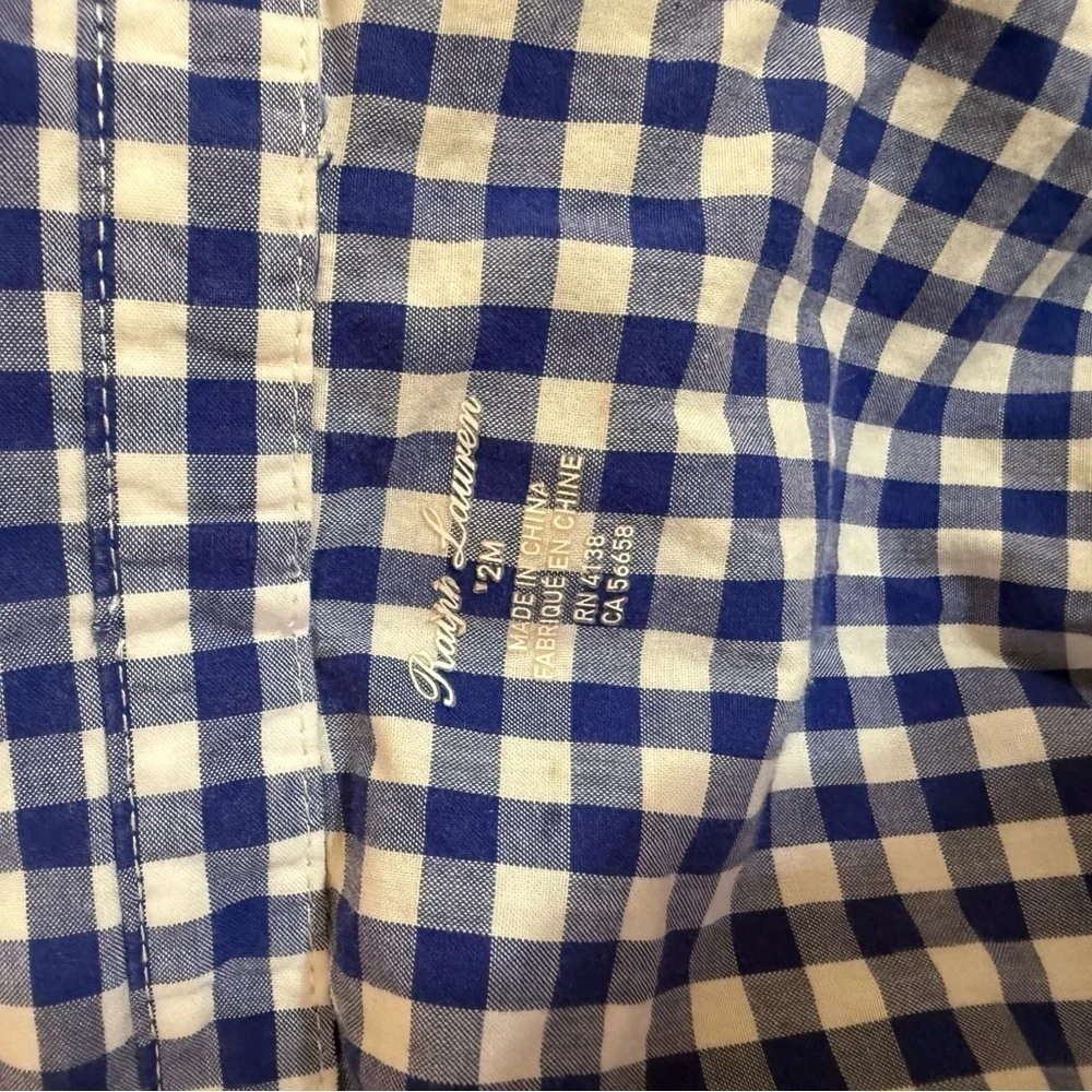 Ralph Lauren Gingham Romper